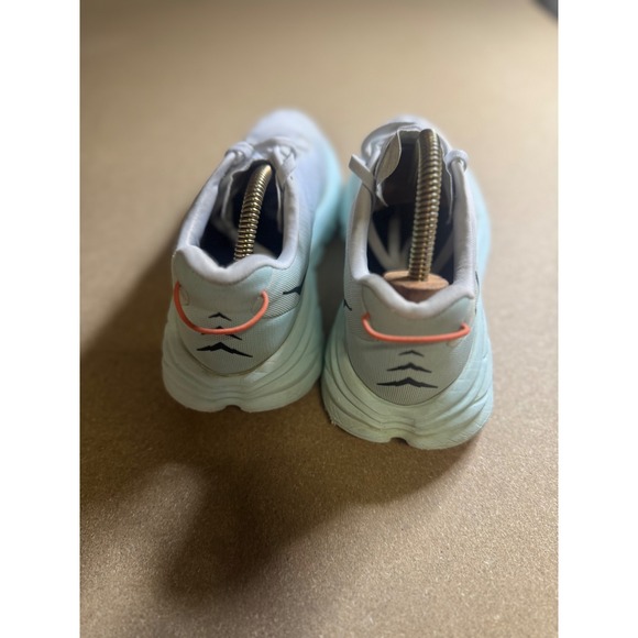 Hoka Rincon 3 Running Shoes Light Blue White Orange Mens Sneakers 1121370 main image 8